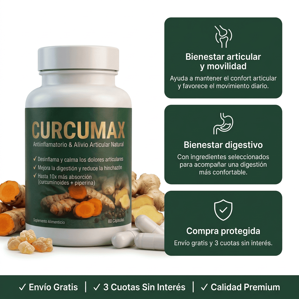 CURCUMAX® Antiinflamatorio & Alivio Articular Natural